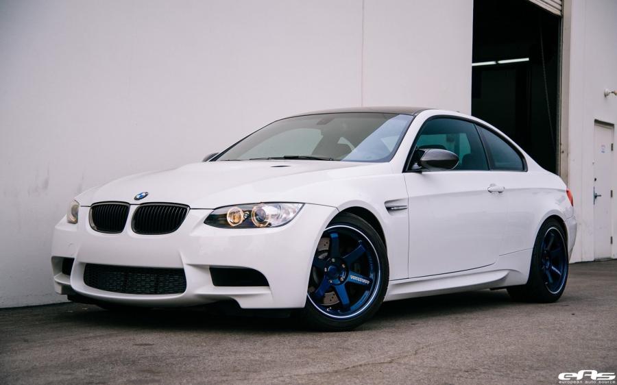BMW M3 Coupe Alpine White by EAS on Volk Racing Wheels (TE37) '2017